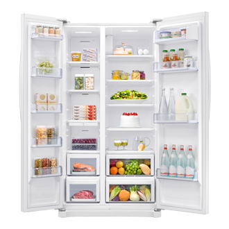 front-open-food white