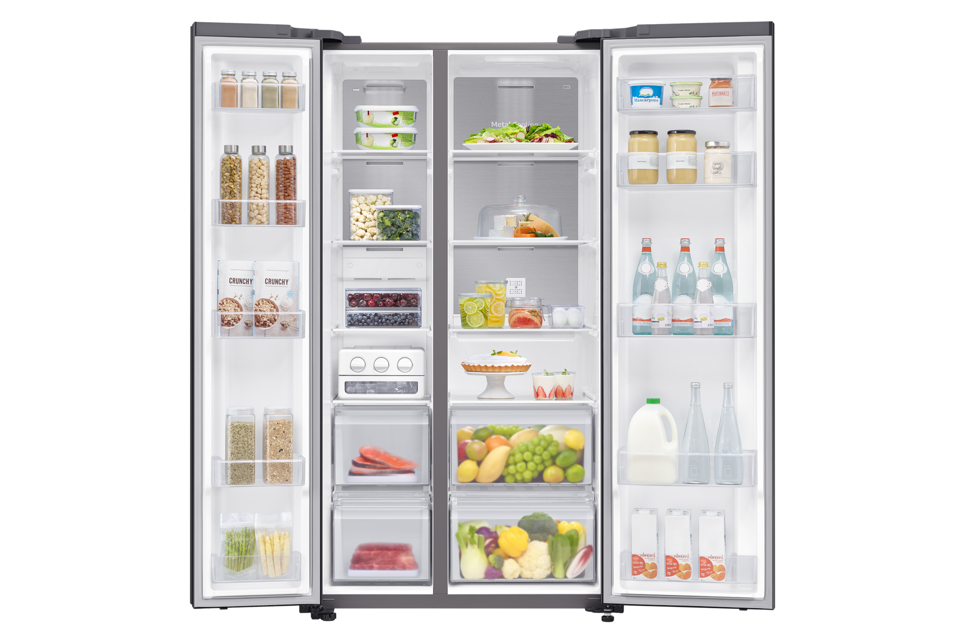 front-open-with-food white