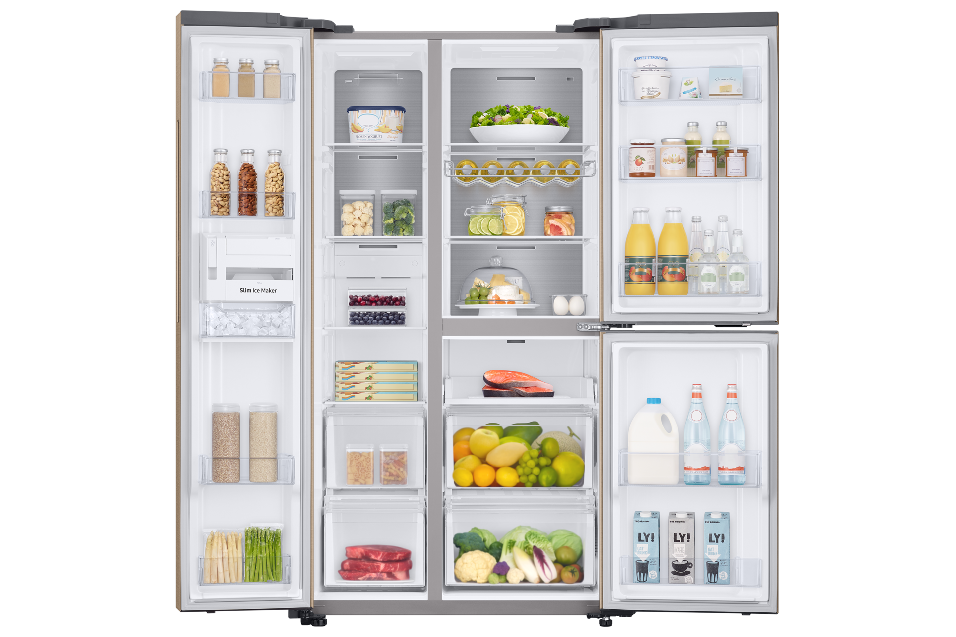 front-open-with-food brown