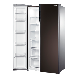 холодильник сайд бай сайд зеркальный