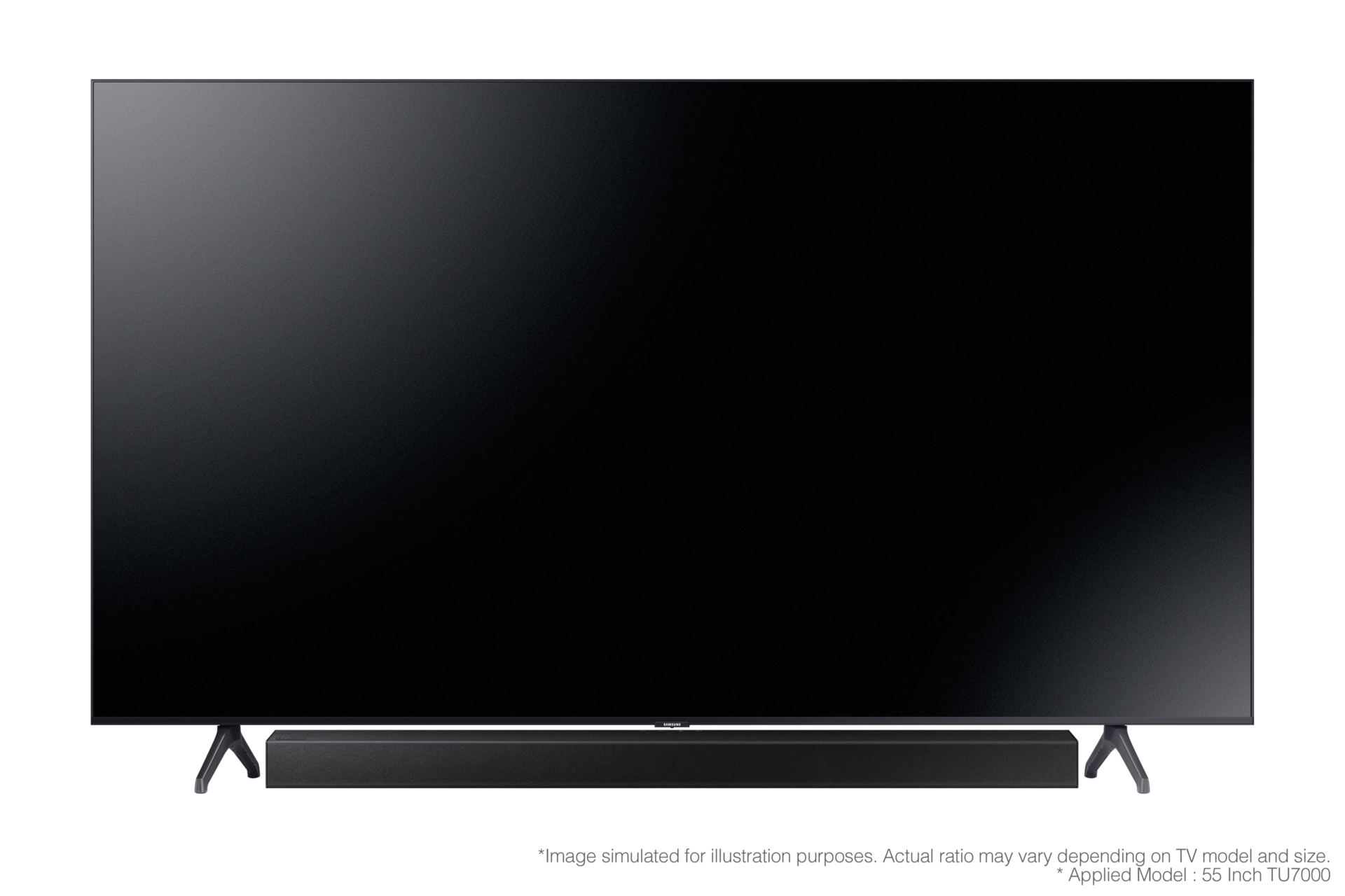 with-tv-front Black