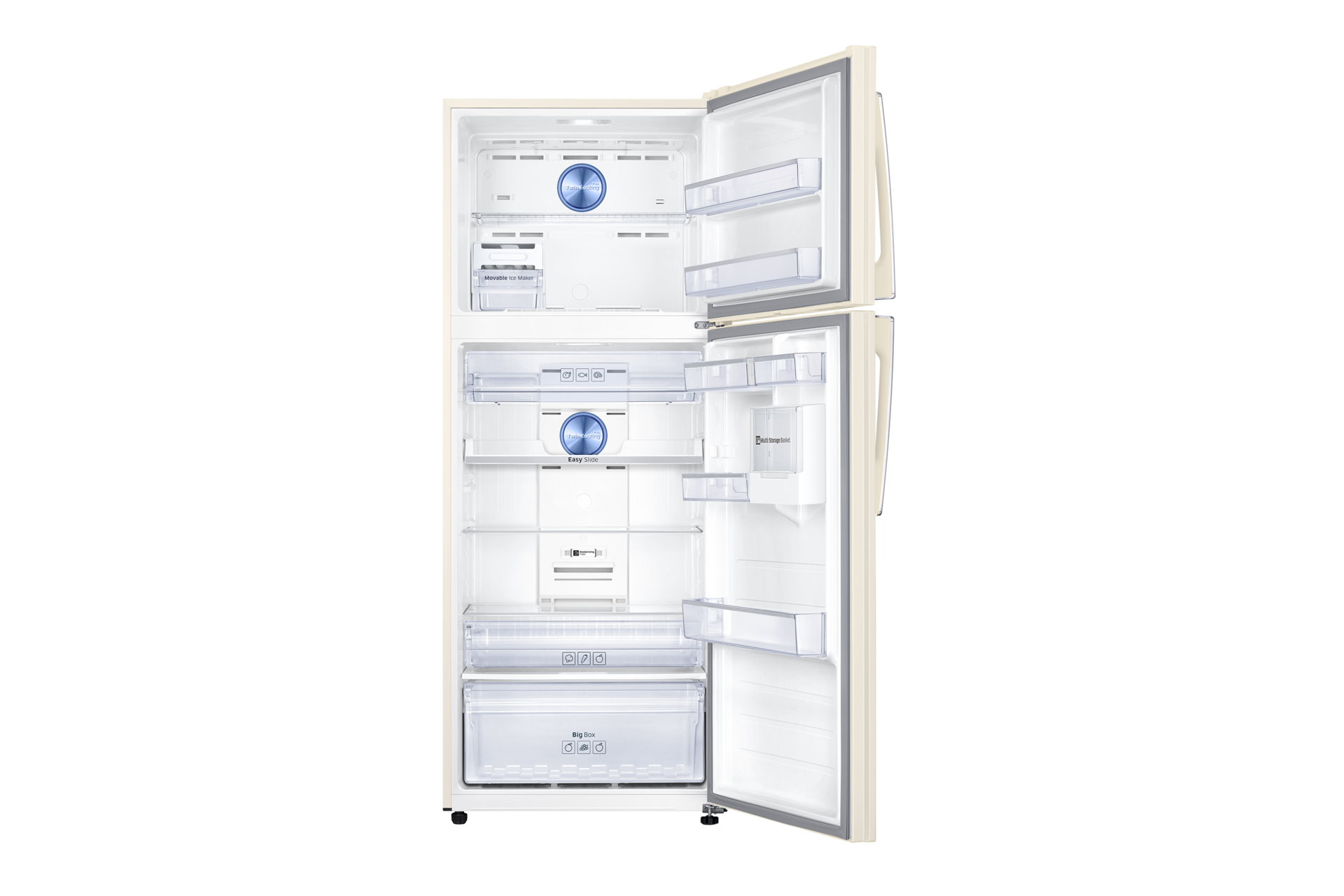 Front Open ivory white