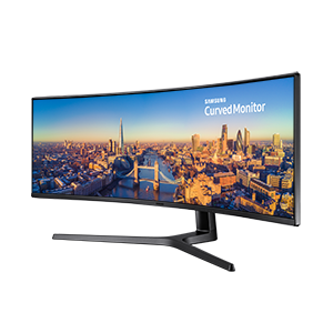 Monitor Samsung 49 Super Ultra Wide Curvo 1800R, Va, Wqhd 2K