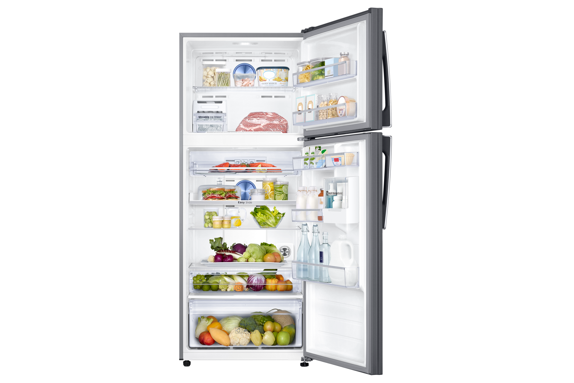 Front Open With Food Silver