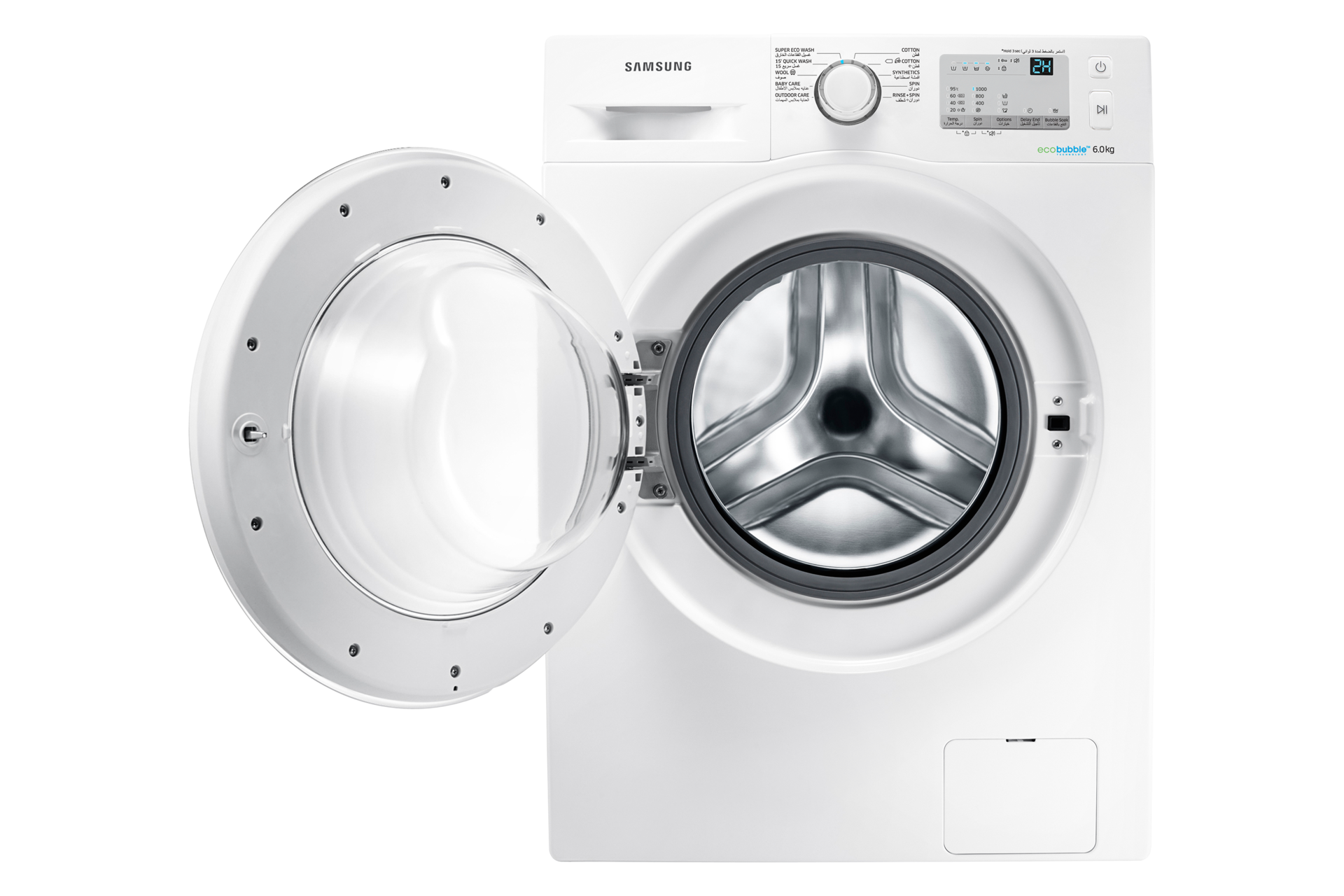 غسالة كومبو Ww60j3063lw1yl سعة 6 كيلو سامسونج السعودية