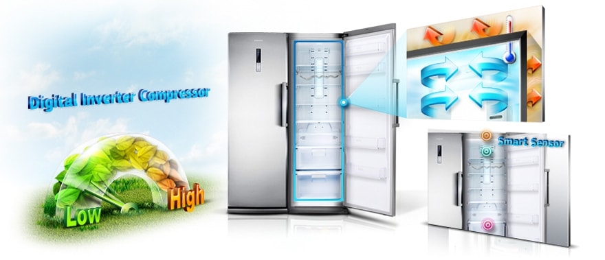 An energy-efficient refrigerator at the head of its class