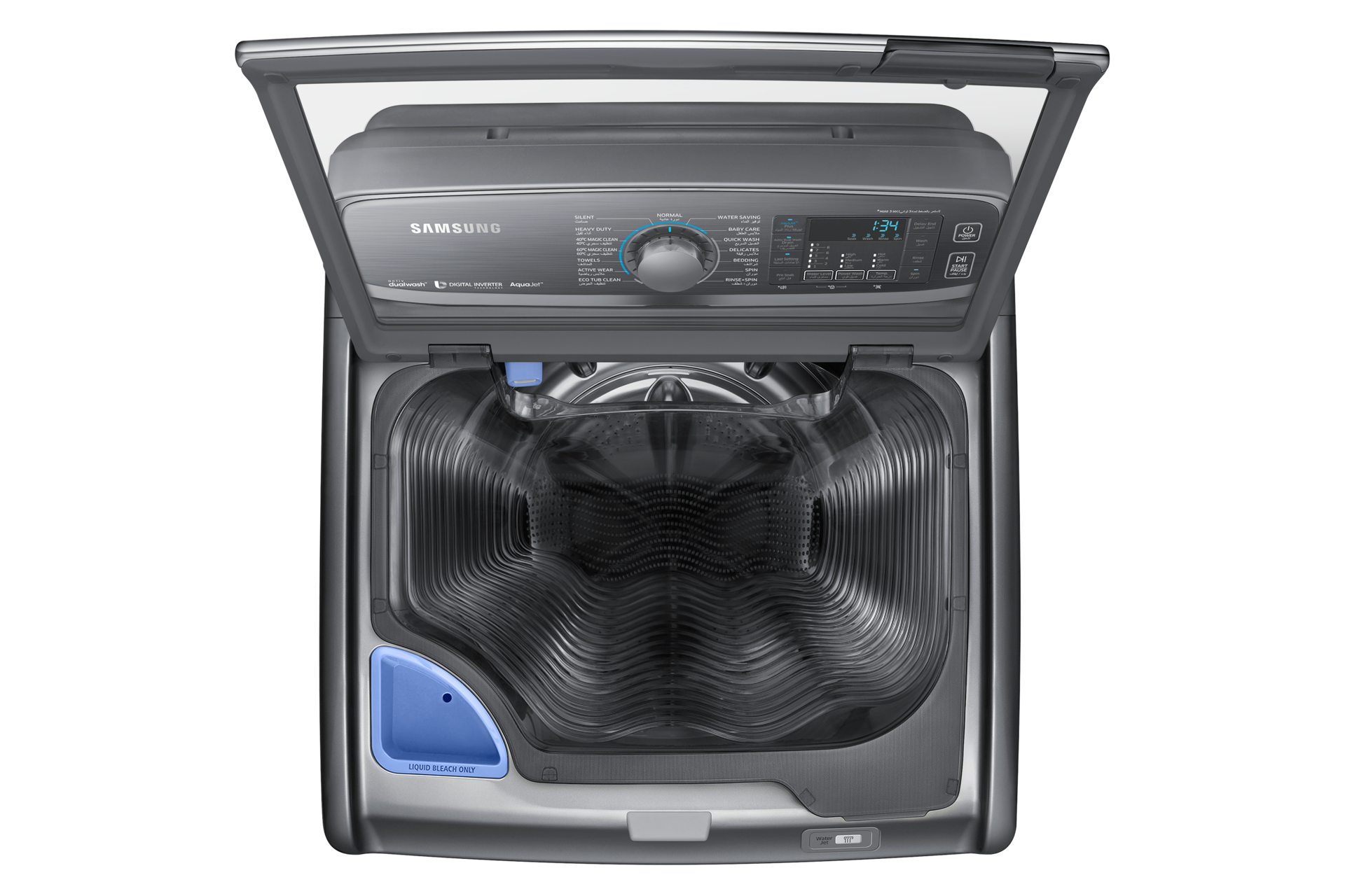 Active Dual Wash 22 KG top loading washing machine WA22J8700GP/YL