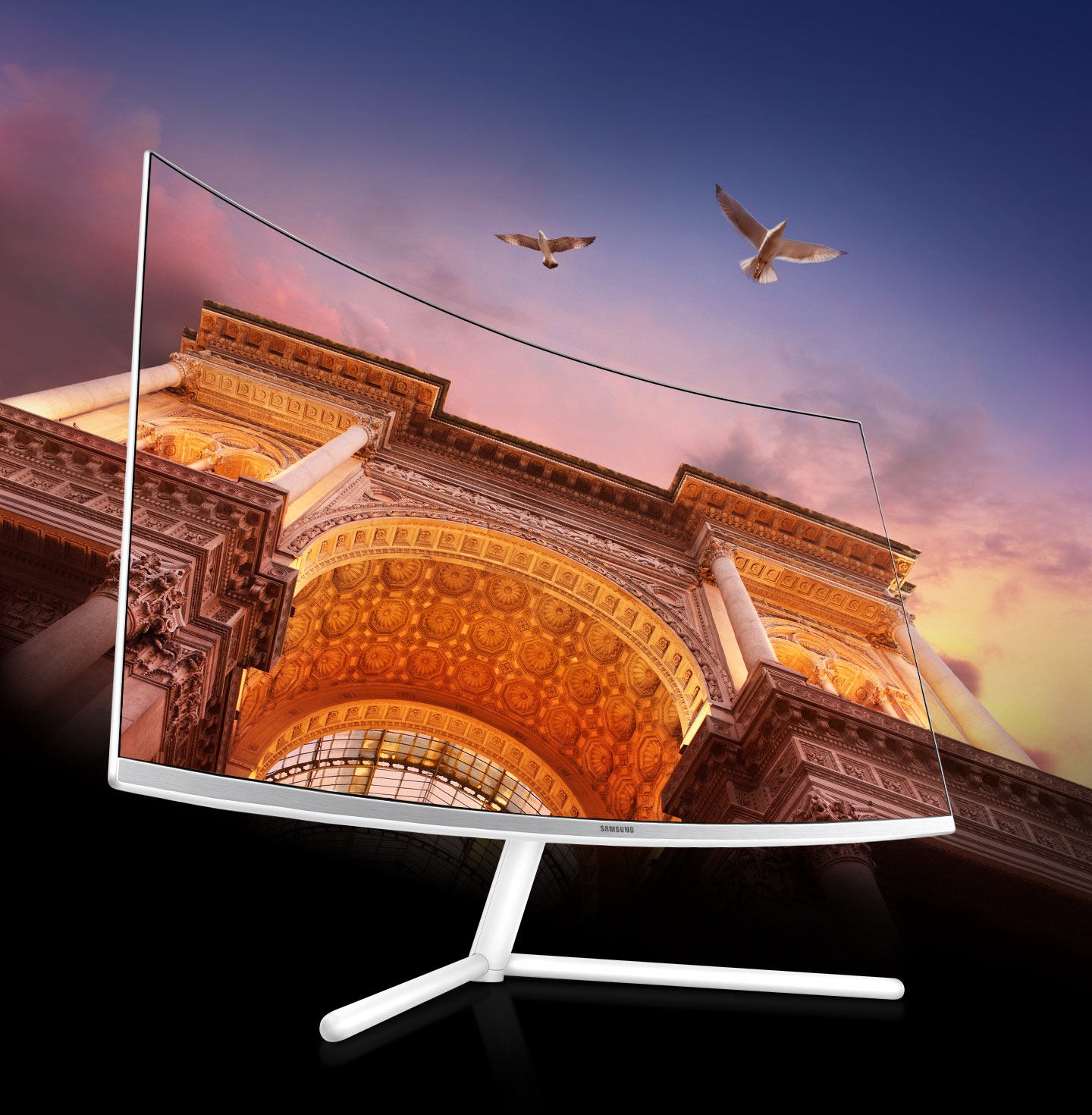 32" UHD Curved Monitor UR591C Samsung Sverige