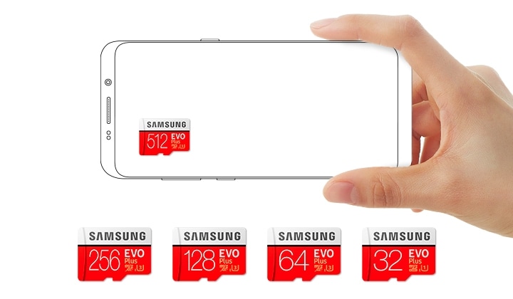 EVO Plus microSD-kort 100 MB/s (SD-adapter)  Samsung Sverige