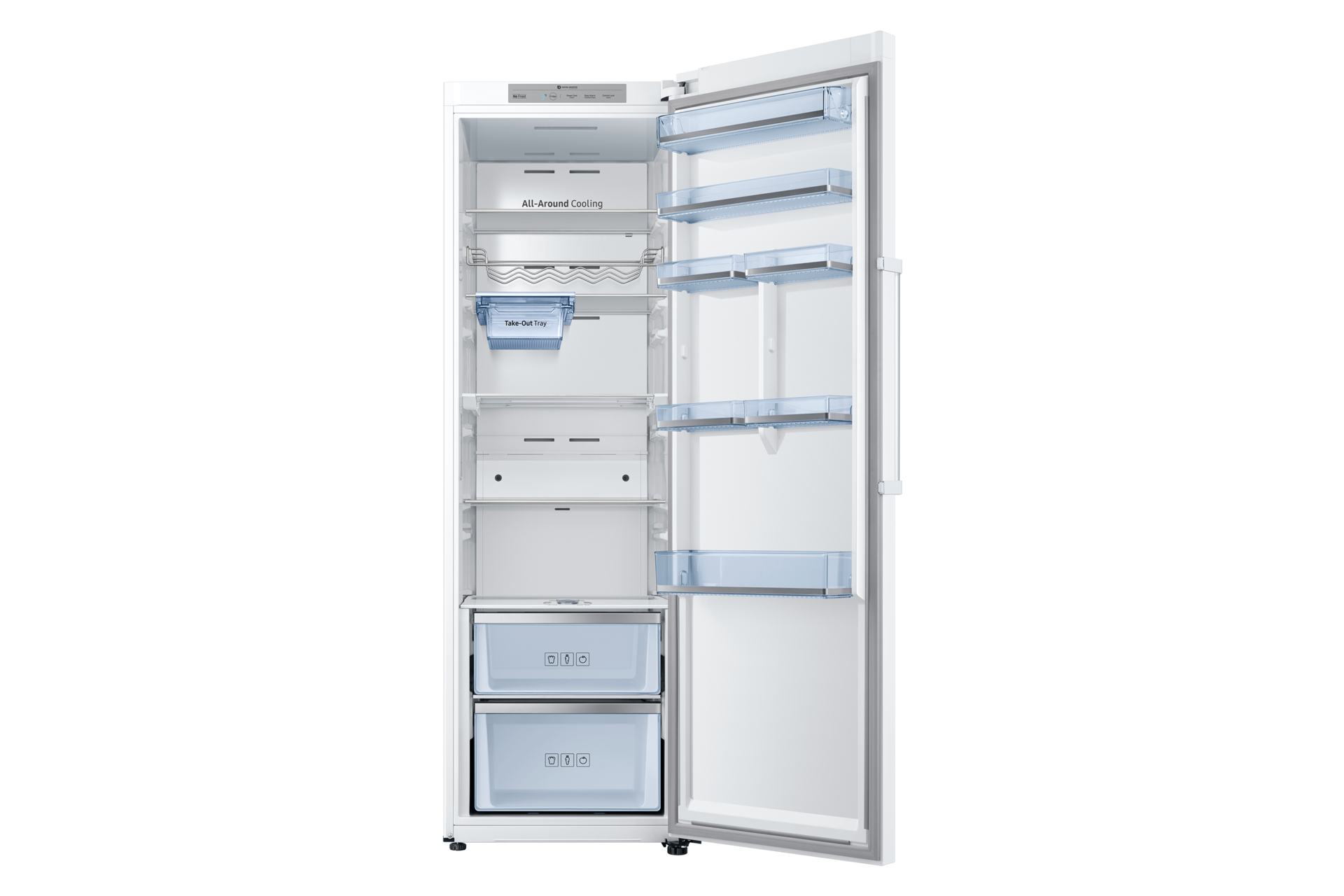 front-door-open white