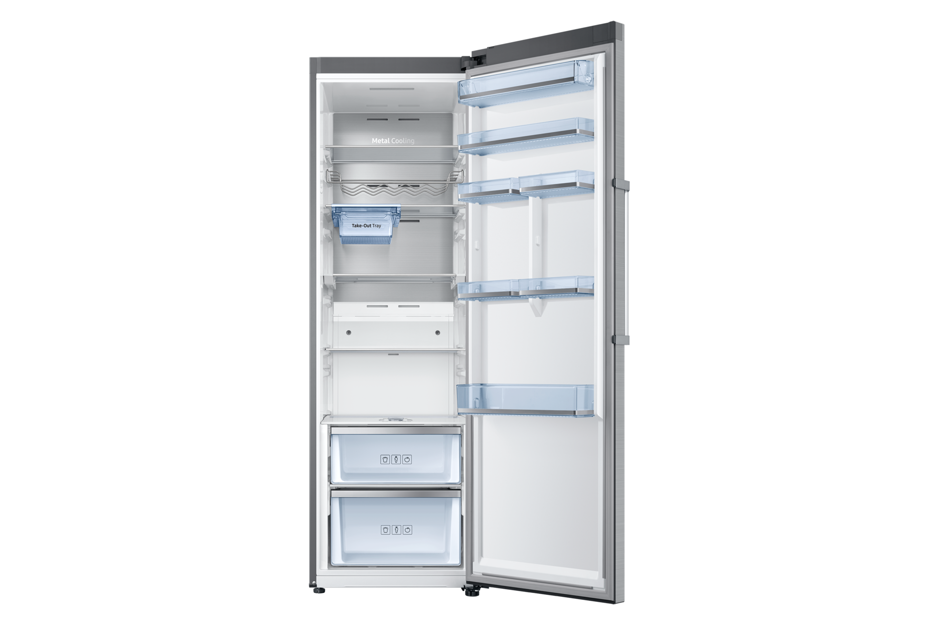 front-door-open silver