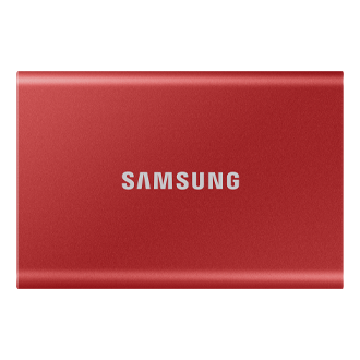 Bärbar SSD T7 USB 3.2 1TB (Röd)