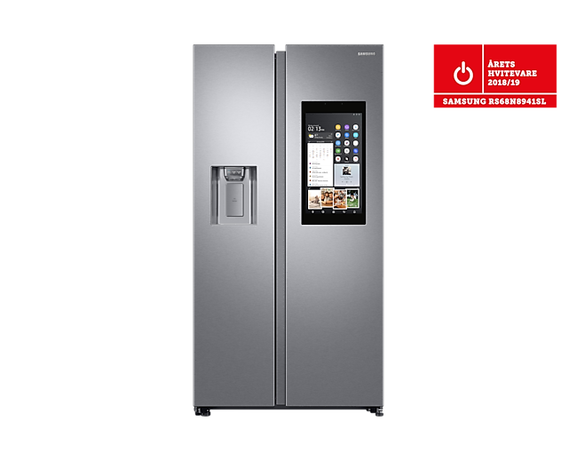 Smart kylskåp/frys RS68N8941SL/EF med ismaskin, stål