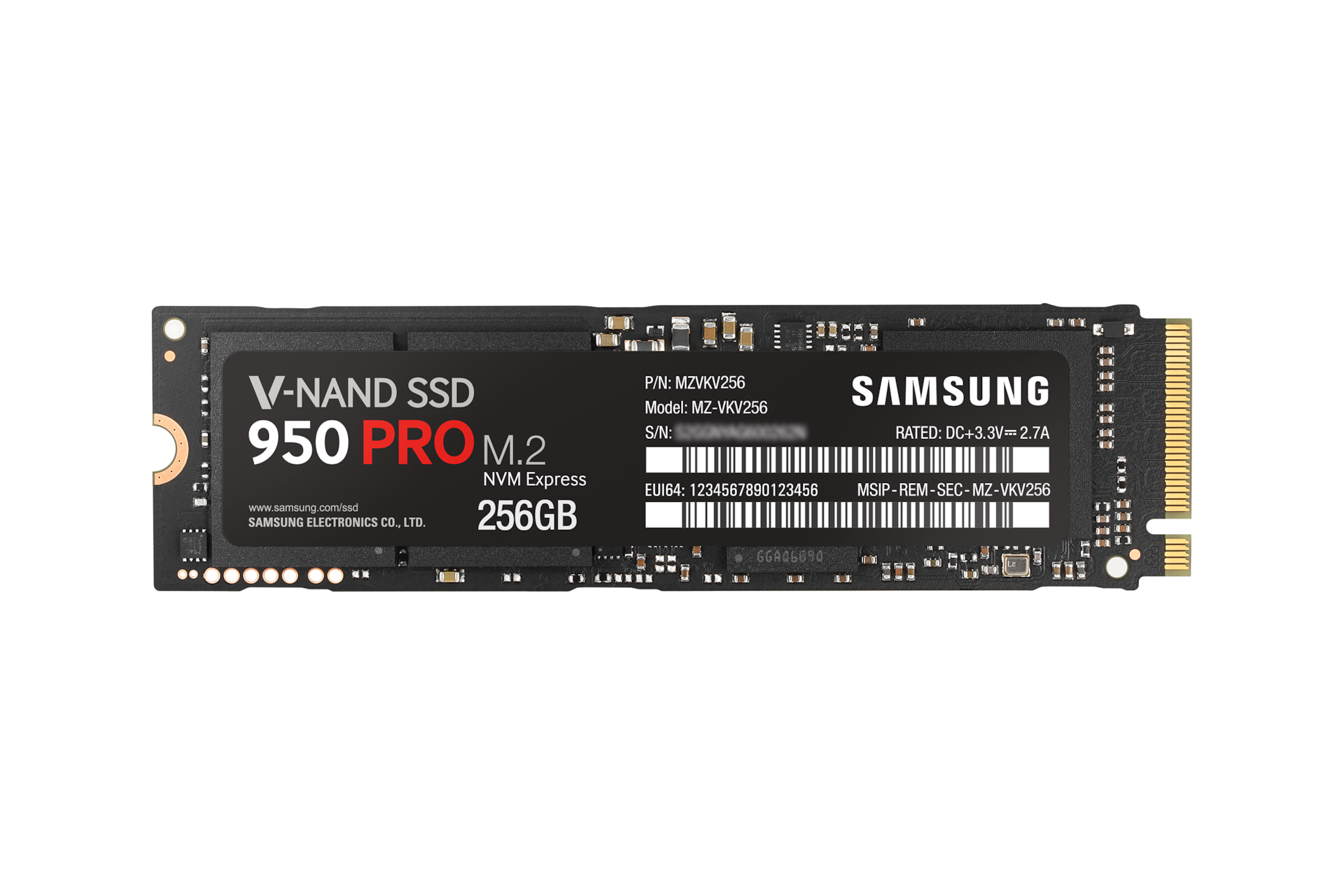 SSD 950 PRO 256GB 
