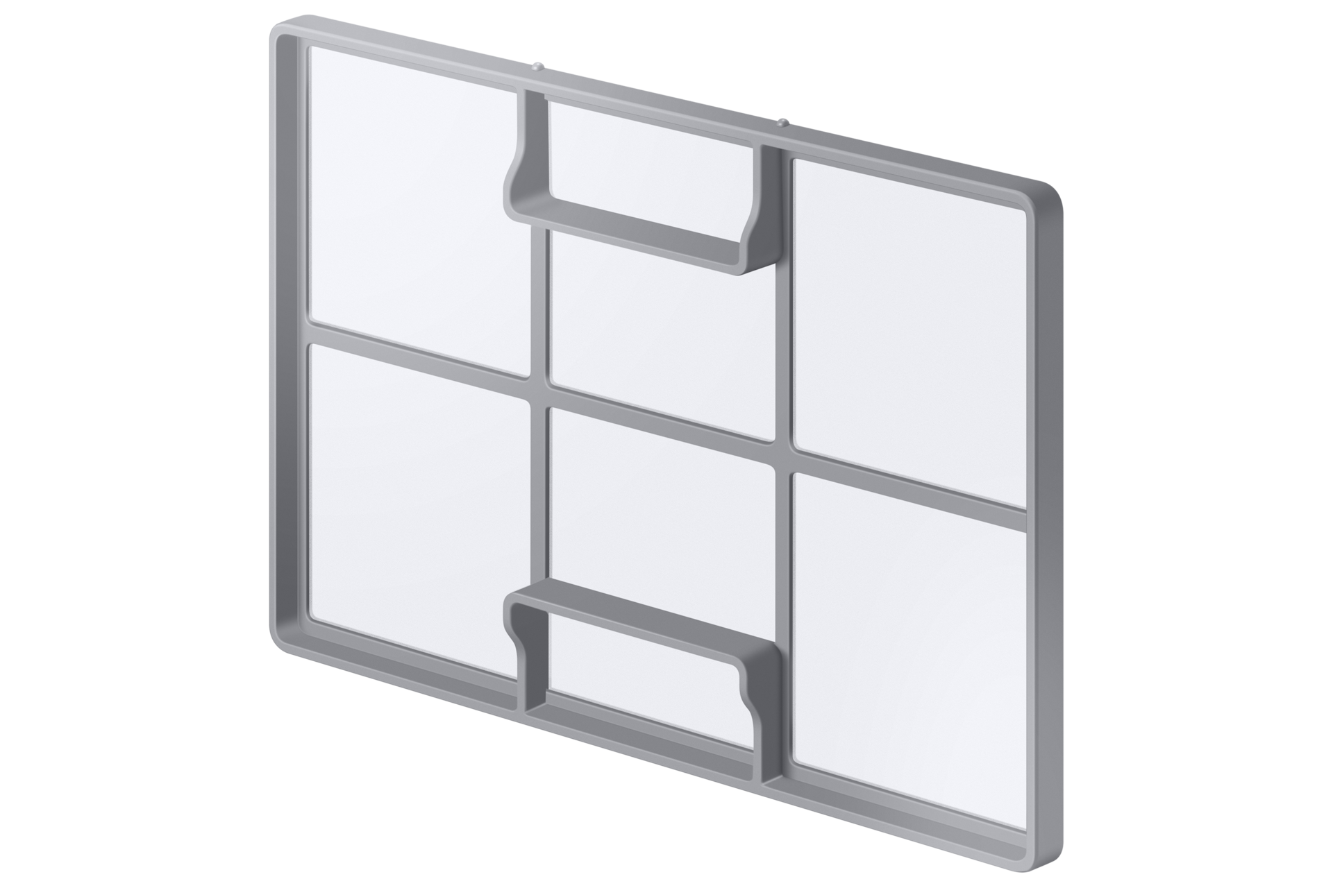 마이크로 안심필터 - 9 kg 전용 그레이 측면 45도