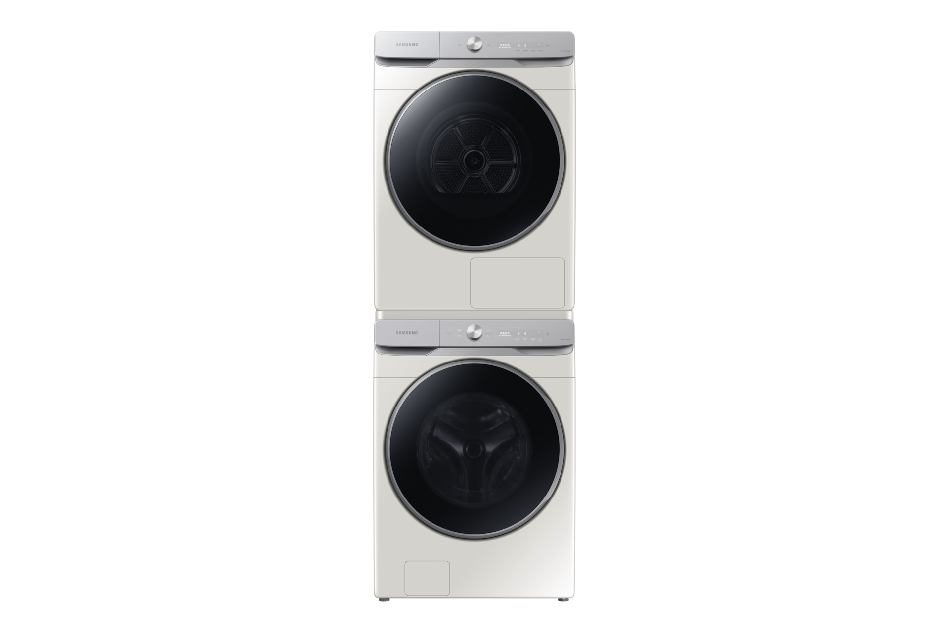 AI 건조기 상단 설치 키트 그레이지 세탁기+건조기 정면