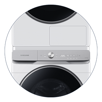 AI 건조기 상단 설치 키트 화이트 정면