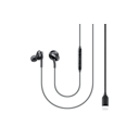 AKG C타입 이어폰 (블랙) 제품 스피커 + 볼륨 버튼 + USB 확대 이미지 