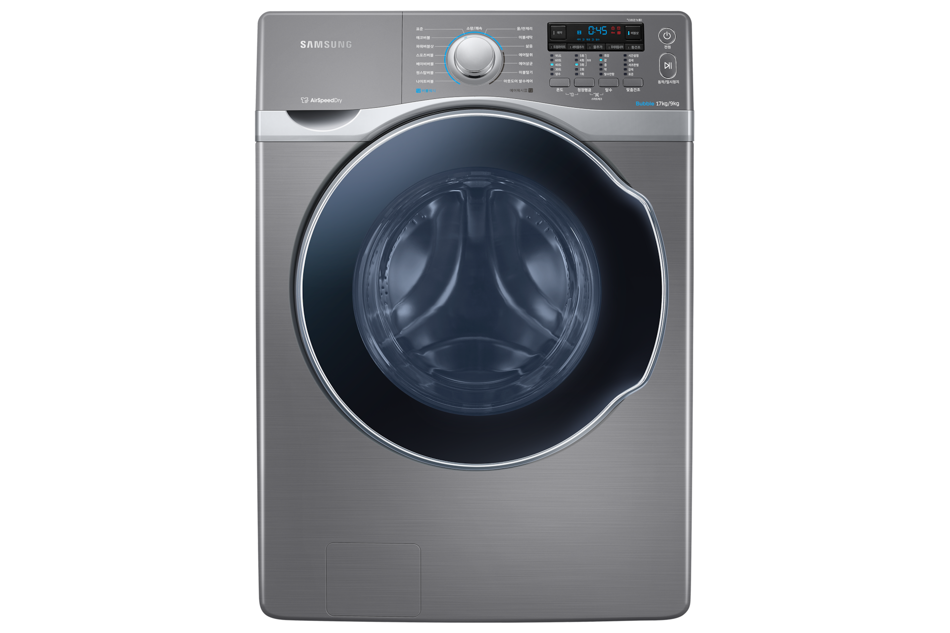 버블샷 17 kg 
WD17J7300KP 
이녹스 실버