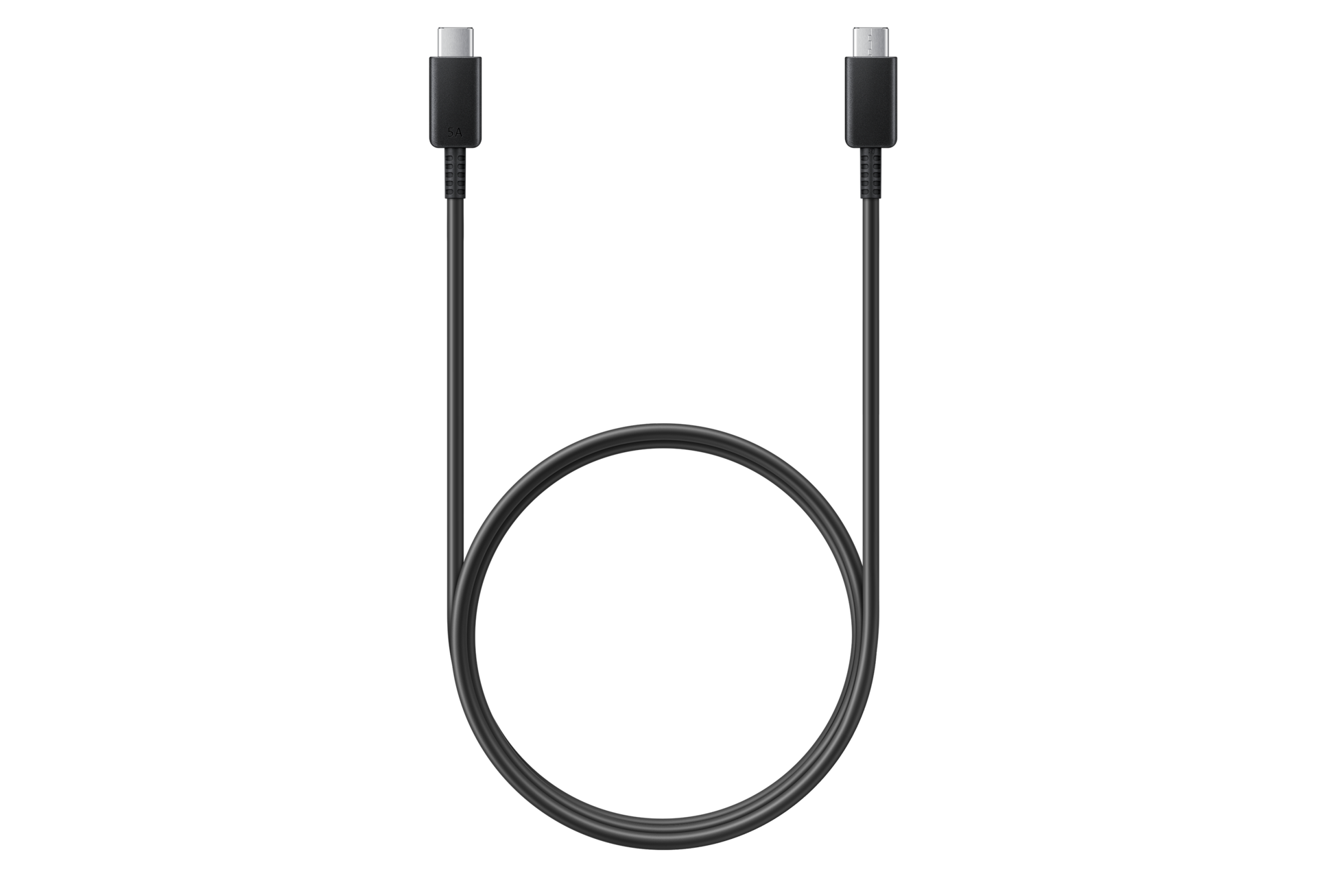 USB C to C 케이블 (5 A, 1.0 m) (블랙) 제품 메인 이미지 