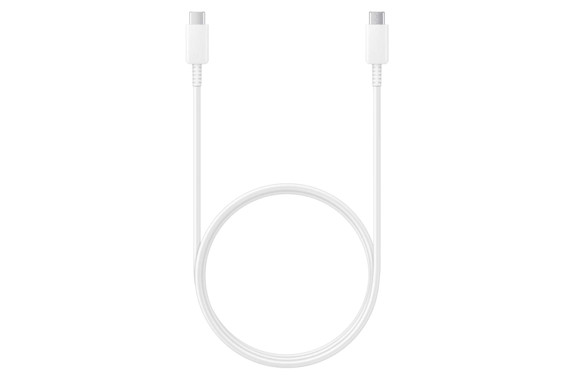 USB C to C 케이블 (5 A, 1.0 m) (화이트) 제품 메인 이미지 