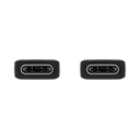 USB C to C 케이블 (3 A, 1.0 m) (블랙) 제품 케이블 단면 이미지 