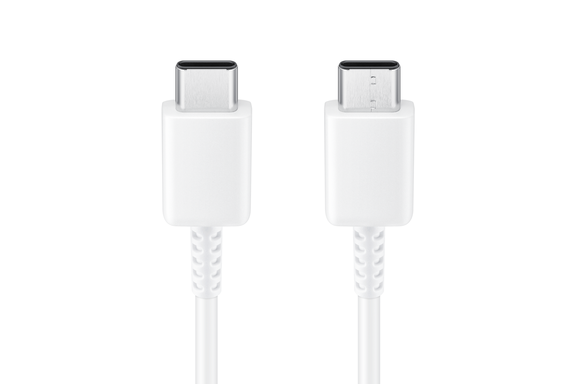 USB C to C 케이블 (3 A, 1.0 m) (화이트) 제품 케이블 확대 이미지 