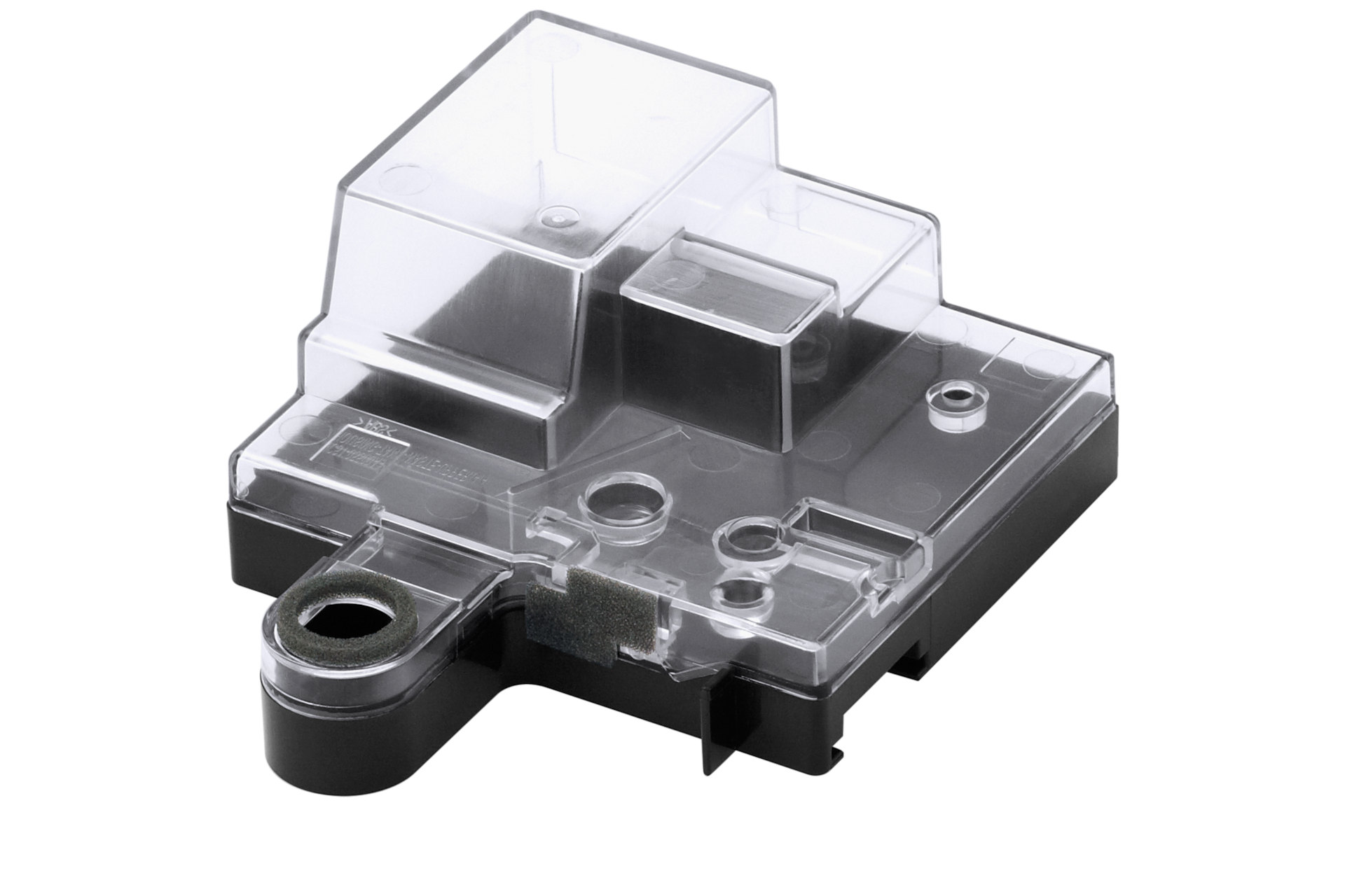 컬러 레이저프린터 폐토너 통 블랙 앞면 왼쪽30도 위30도에서 본 이미지