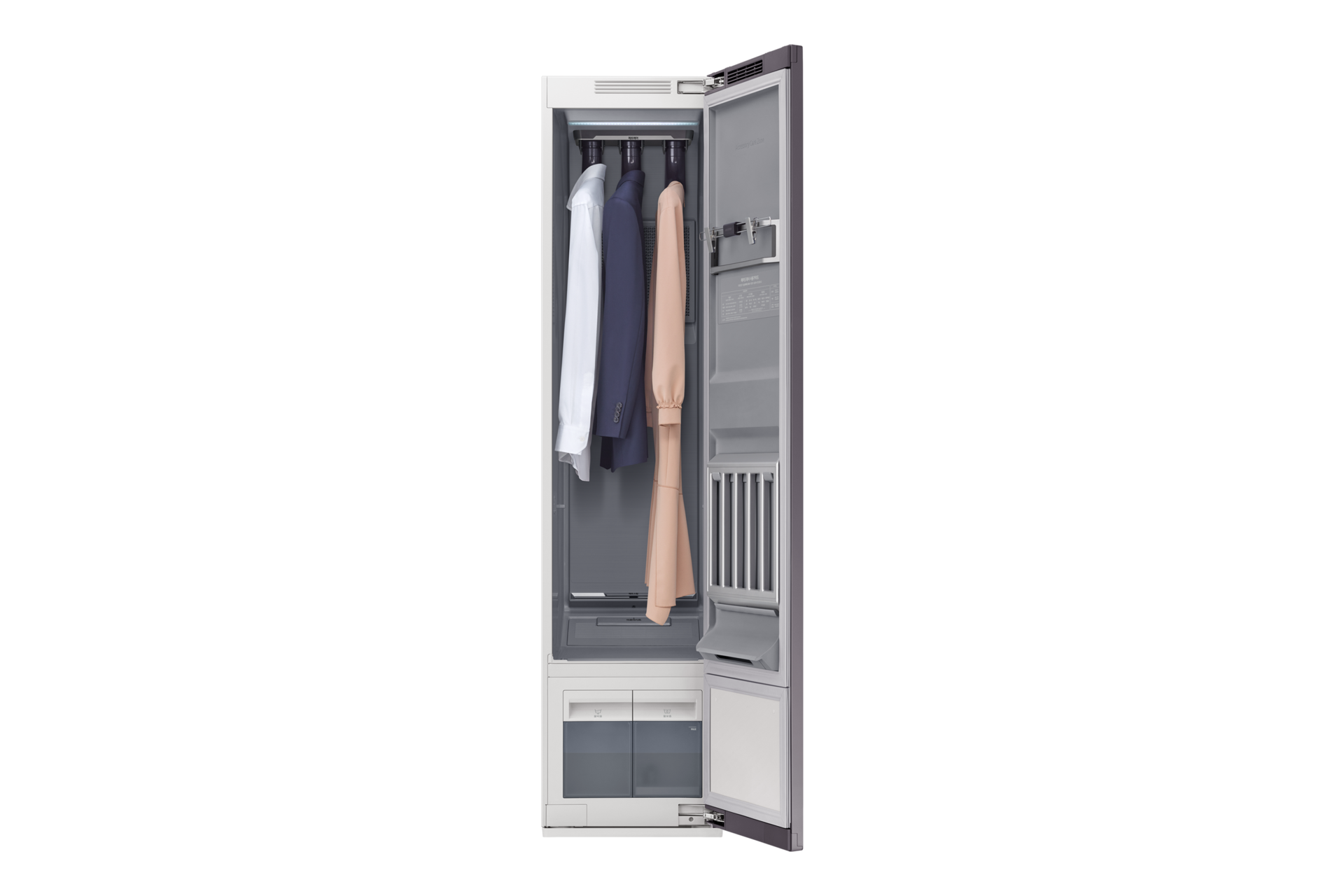 크리스털 미러 문열림 안에 옷 있음