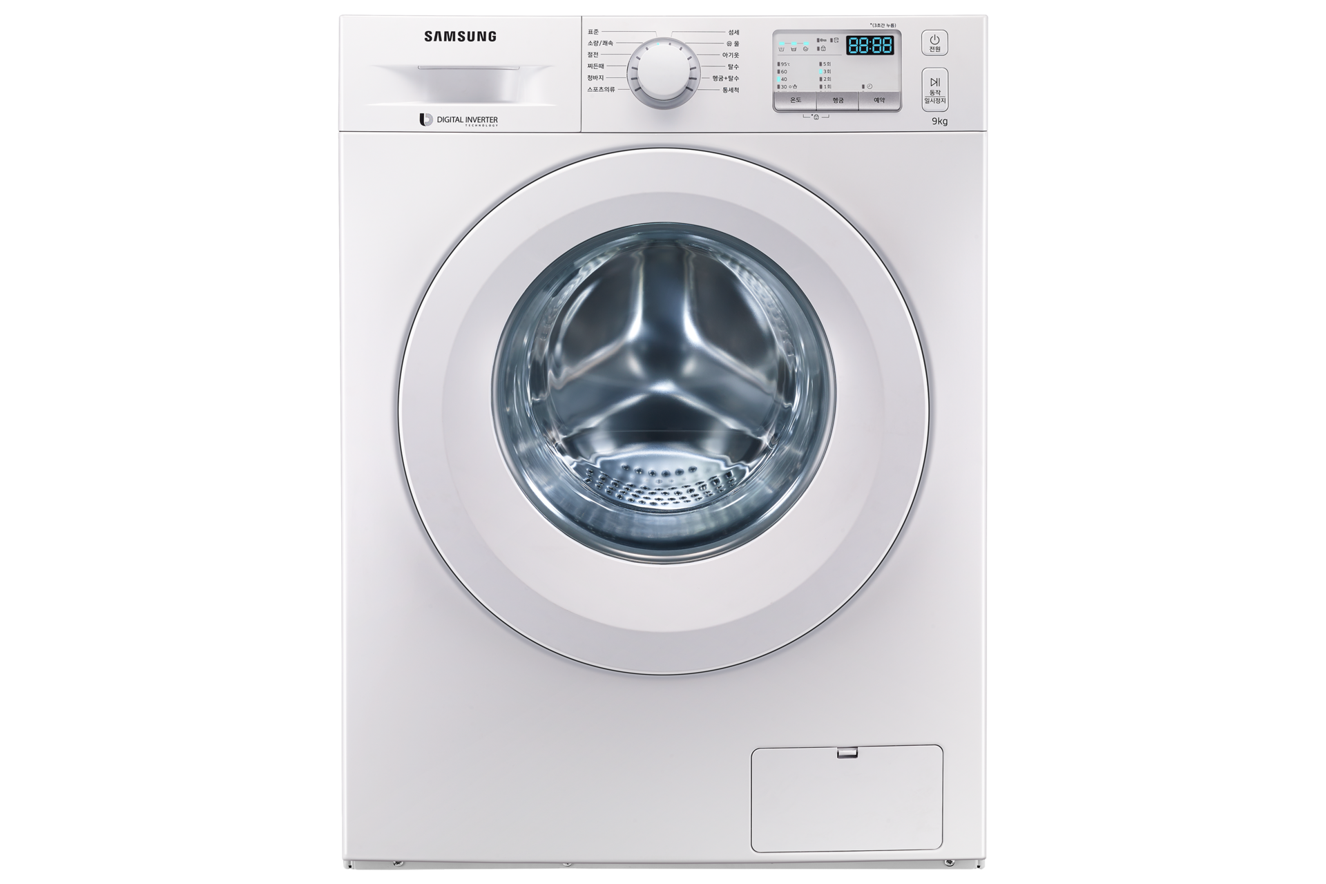 드럼 세탁기 9 kg 화이트