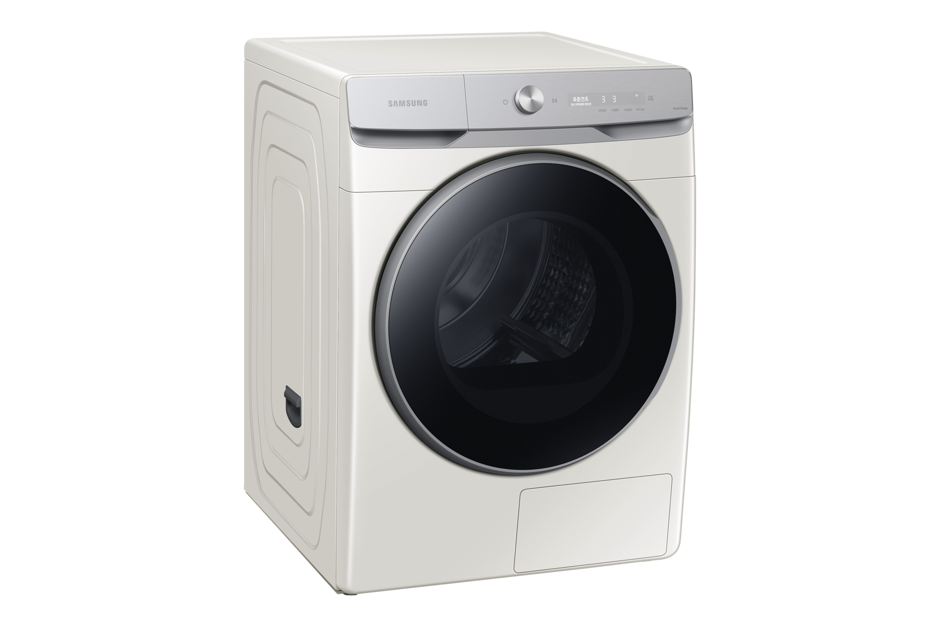 AI 건조기 17kg (올인원컨트롤) 그레이지 죄측면 30도