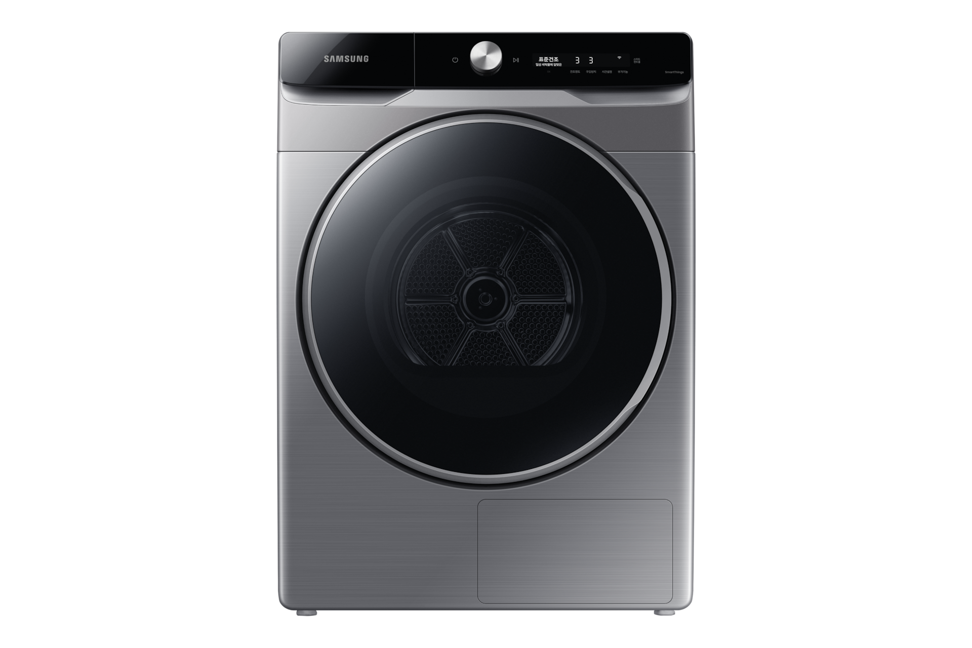 그랑데 건조기 AI 17 kg 이녹스 제품 정면