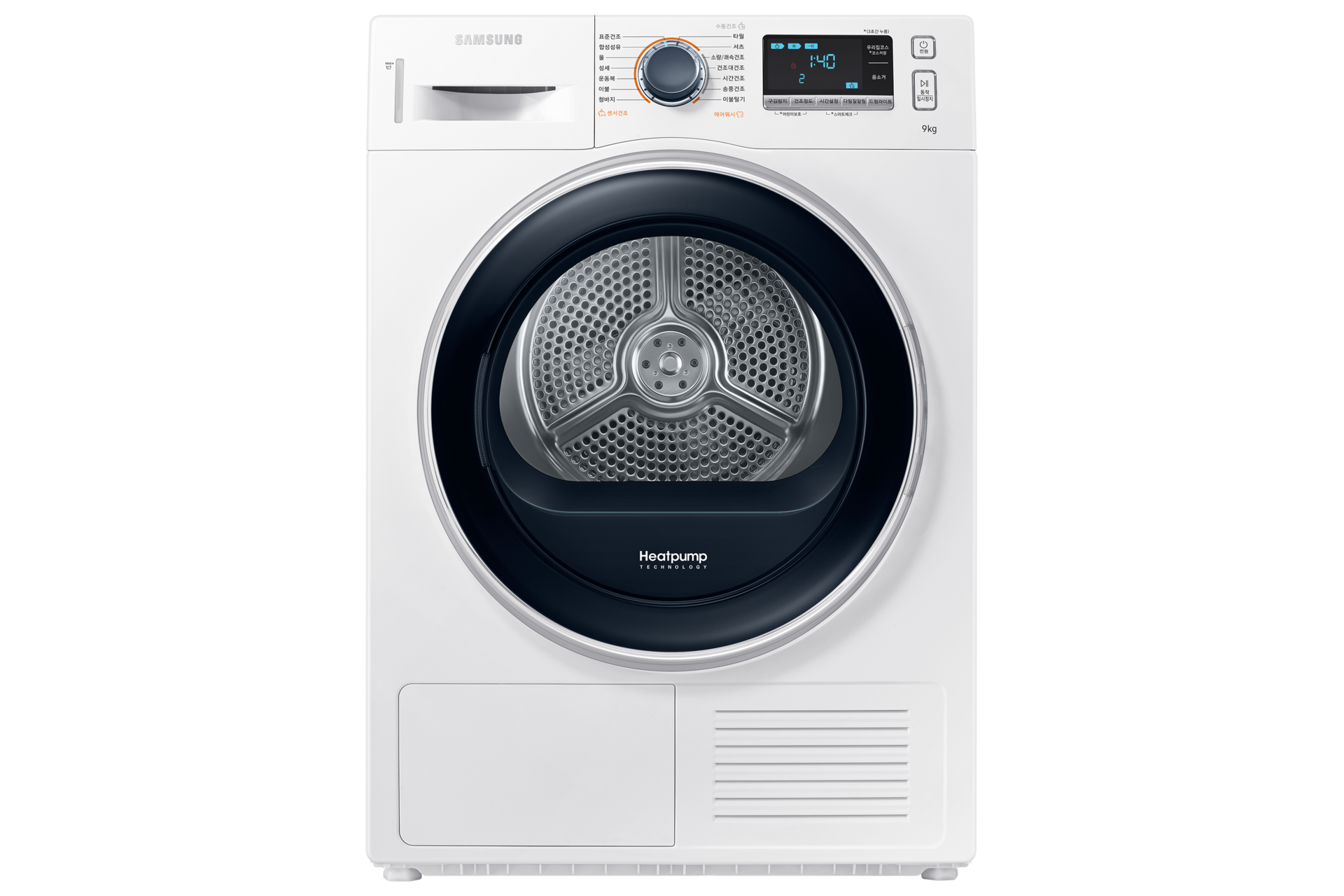 전기 건조기 9 kg DV90K6200QW 
화이트