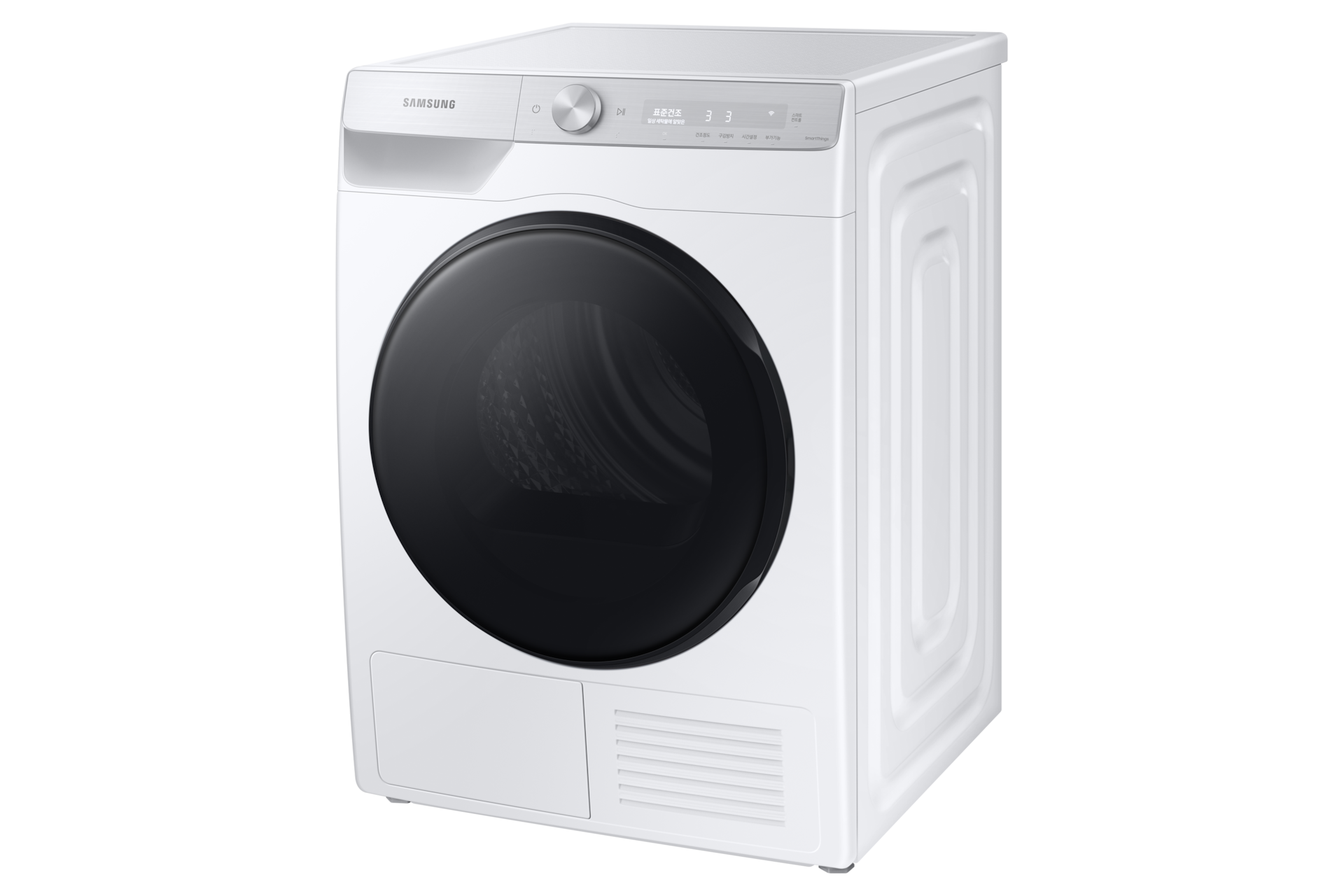 그랑데 건조기 AI 9 kg 제품 좌측 15도