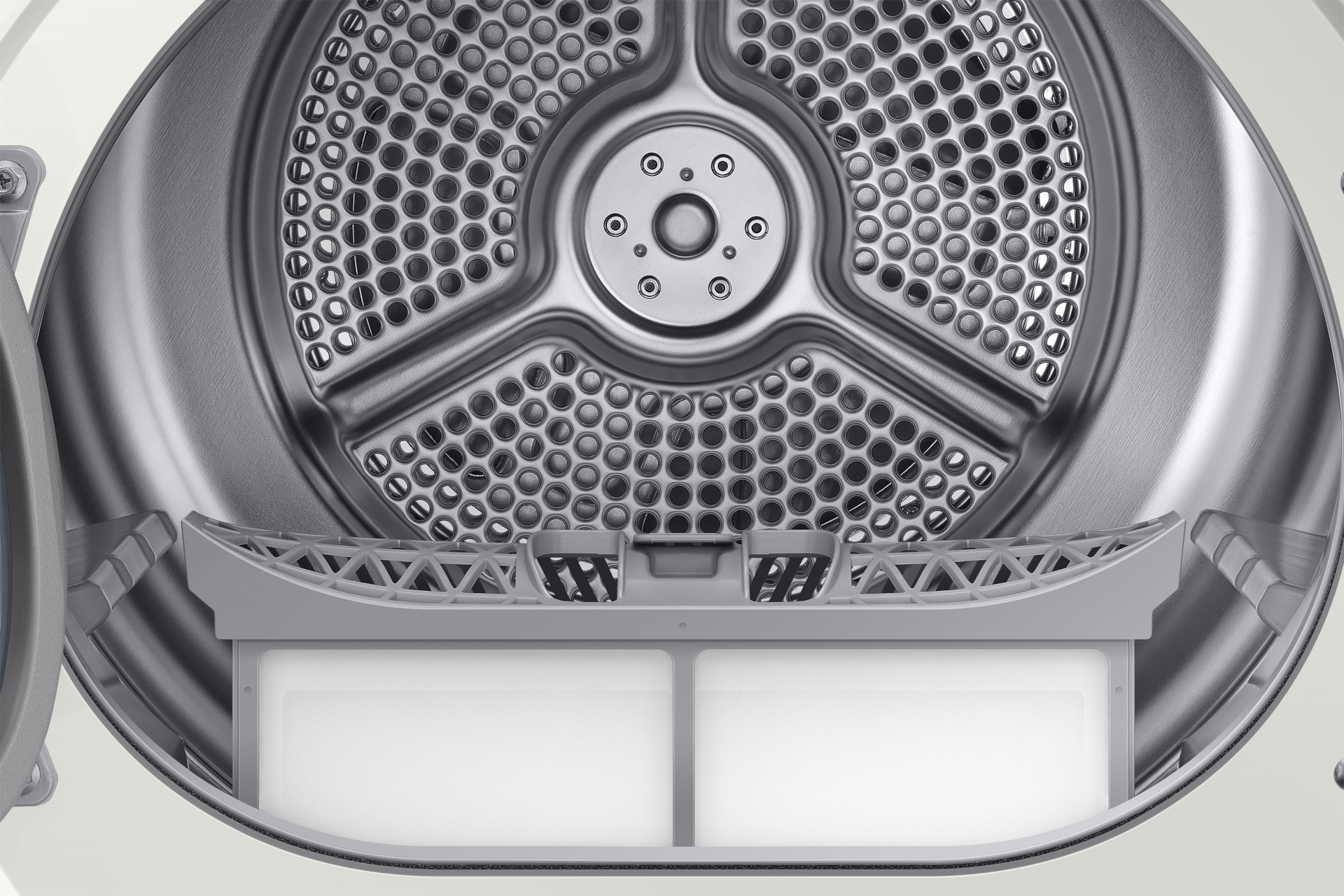그랑데 건조기 AI 9kg 그레이지 내부 확대