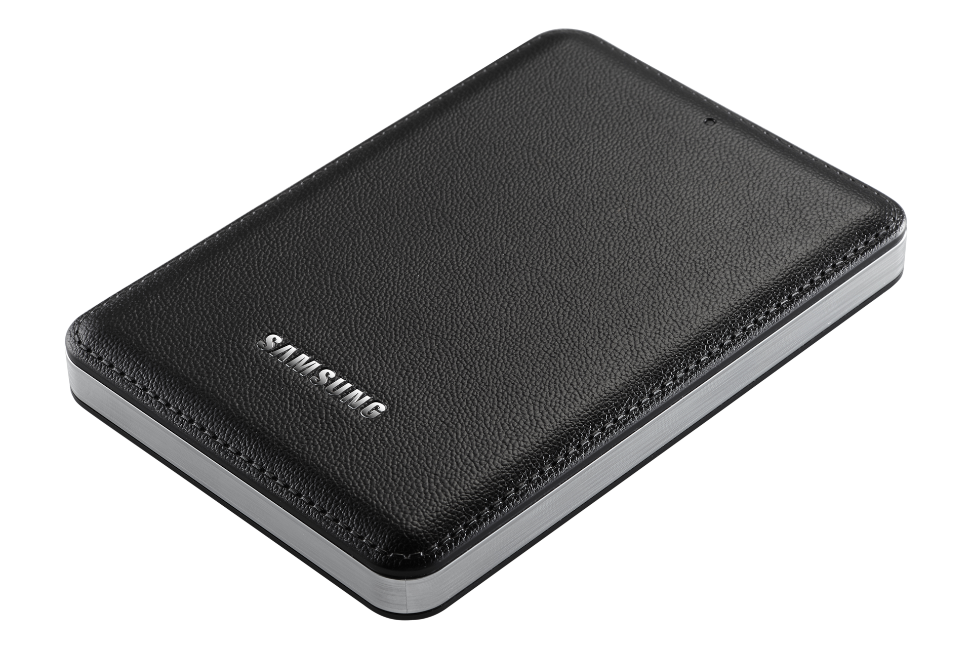 외장HDD J3 2 TB 블랙 제품 우측 30도 회전 탑뷰