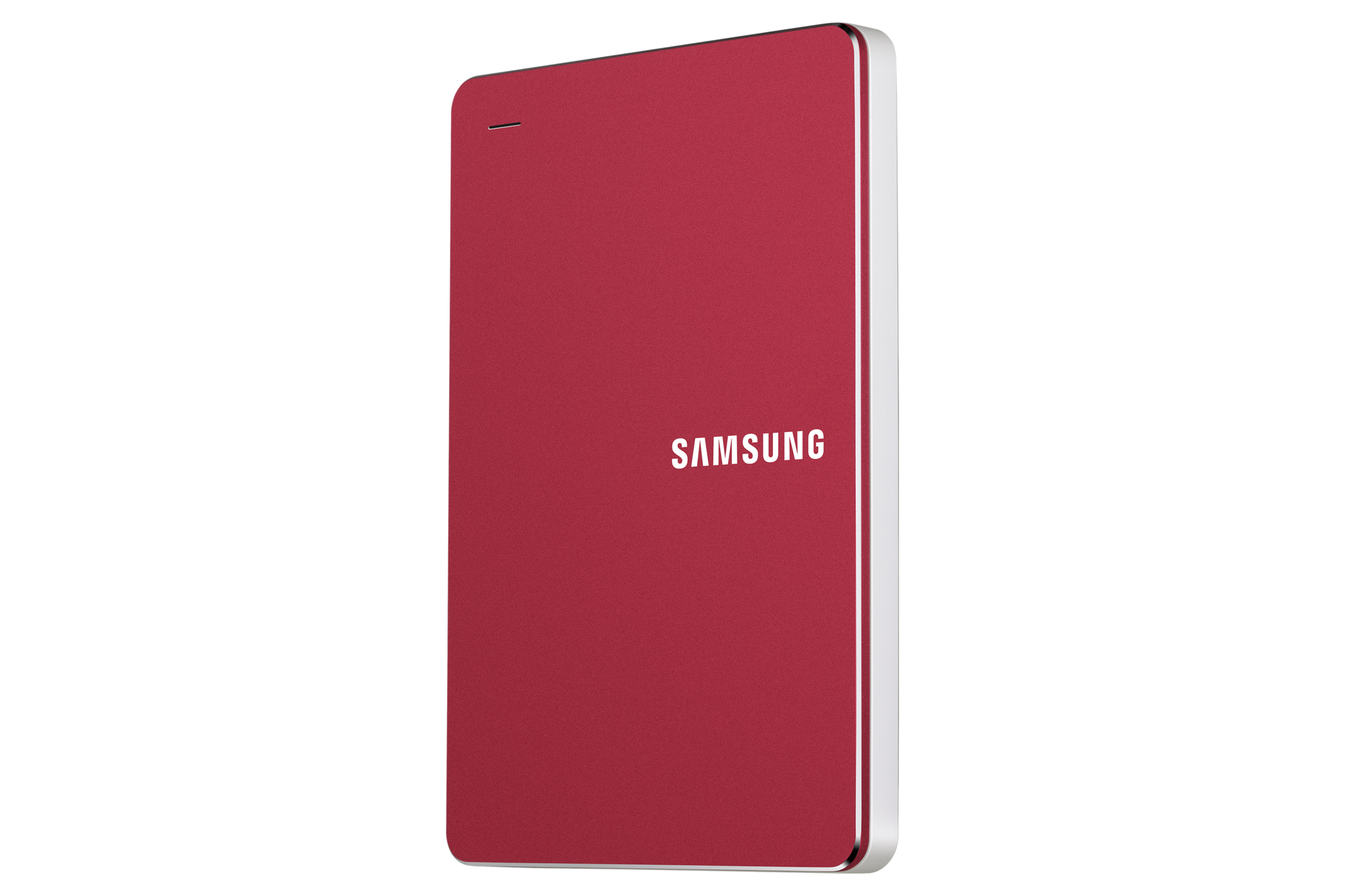 외장 HDD Y3 2 TB 오로라 레드 오른쪽 35도 