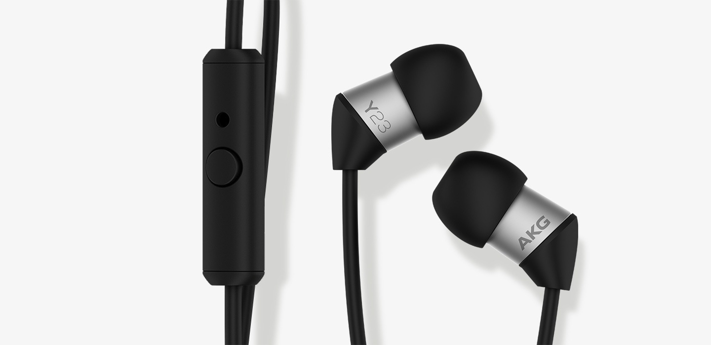 제품 리모컨 조절부와 이어헤드 부분이 확대되어 보입니다. 