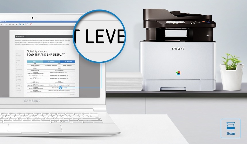 선명한 스캔기능 