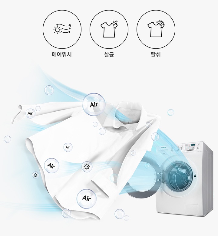 드럼 세탁기 8 kg WD80R3320KW Samsung Business 대한민국