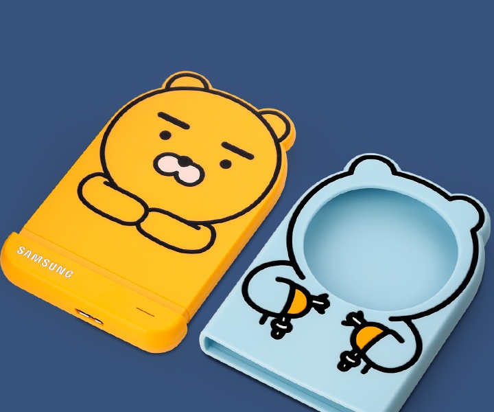 라이언 외장 HDD실리콘 커버를 탈착한 모습입니다.