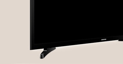 TV 하단을 보여주고 있습니다.