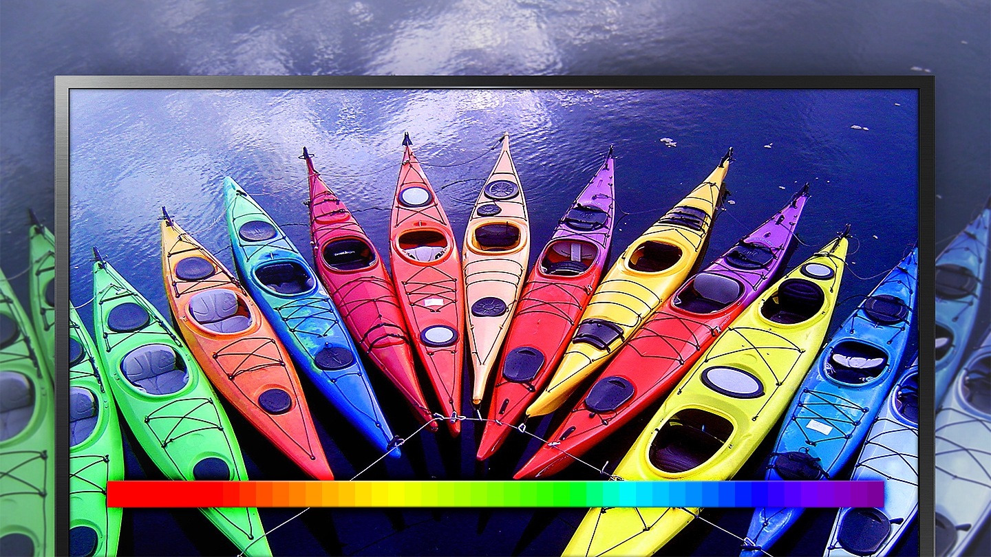 와이드 컬러 컨트롤을 나타내고 있습니다.