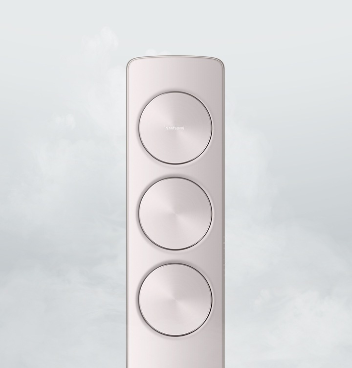 무풍냉방 중인 에어컨을 보여주고 있습니다.