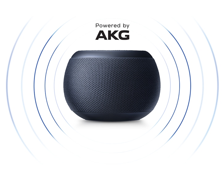 갤럭시 홈 미니 제품 이미지 위 