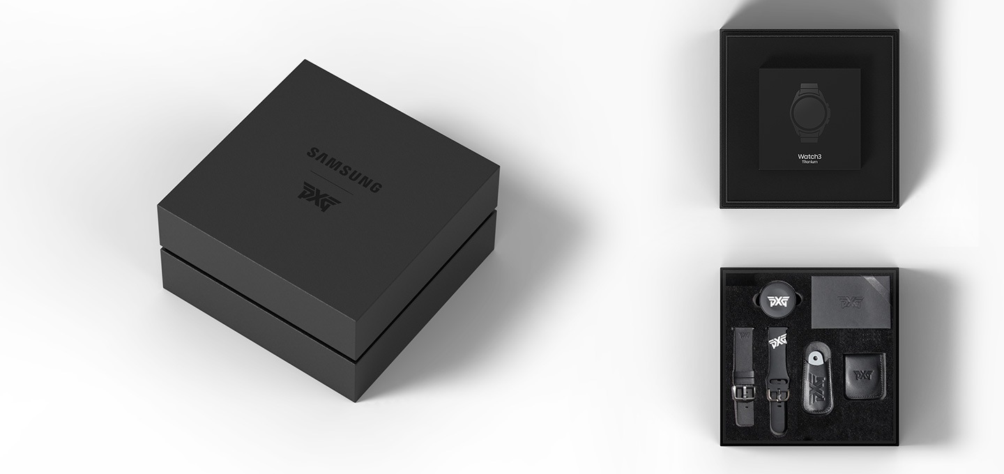 패키지 박스와 워치, 에디션 구성품이 보입니다.