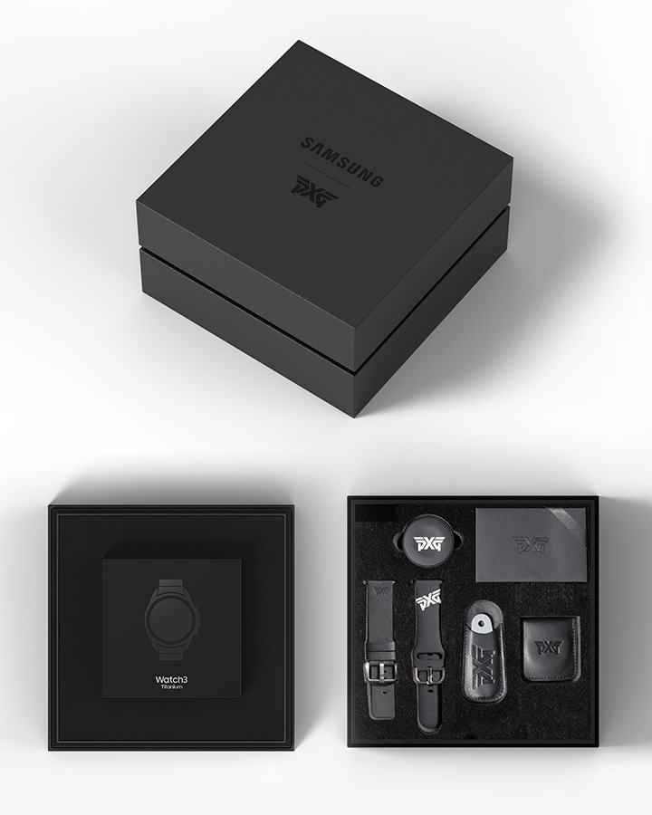 패키지 박스와 워치, 에디션 구성품이 보입니다.
