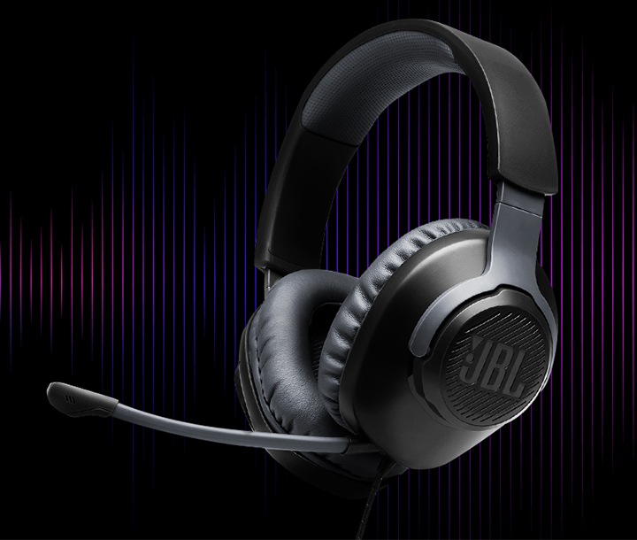 퀀텀 100측면 이미지 뒤로 음파효과가 보입니다.