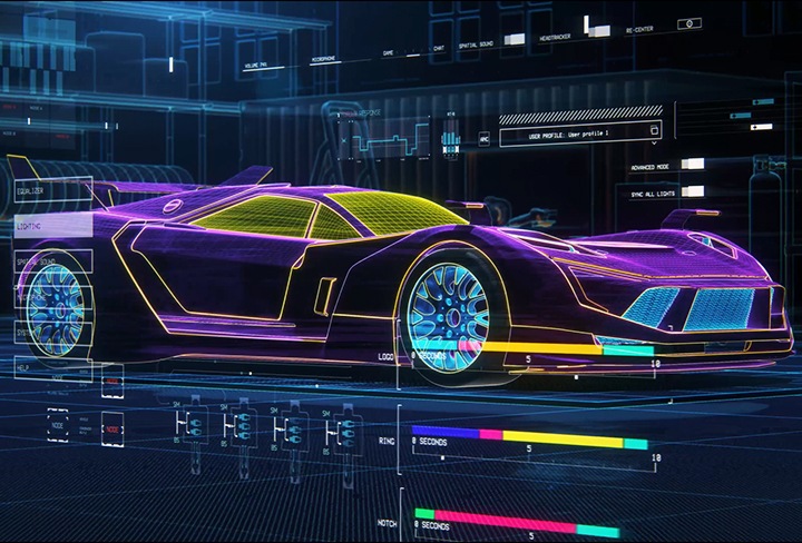JBL Quantum 라이팅효과를 직접 선택할 수 있는 화면을 보여주는 이미지입니다.