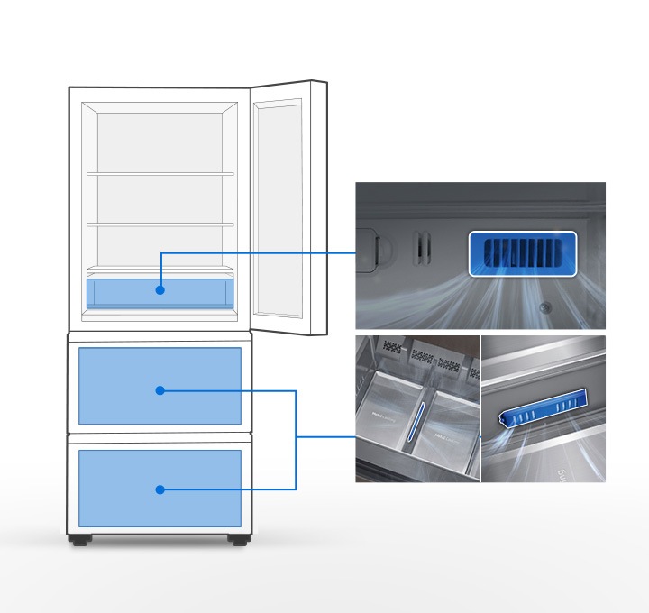 프레쉬필터 부분을 확대되어 보여주고 있습니다.